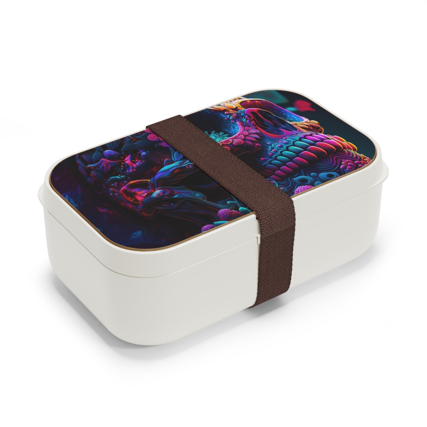 Bento Lunch Box Florescent Skull Death 3