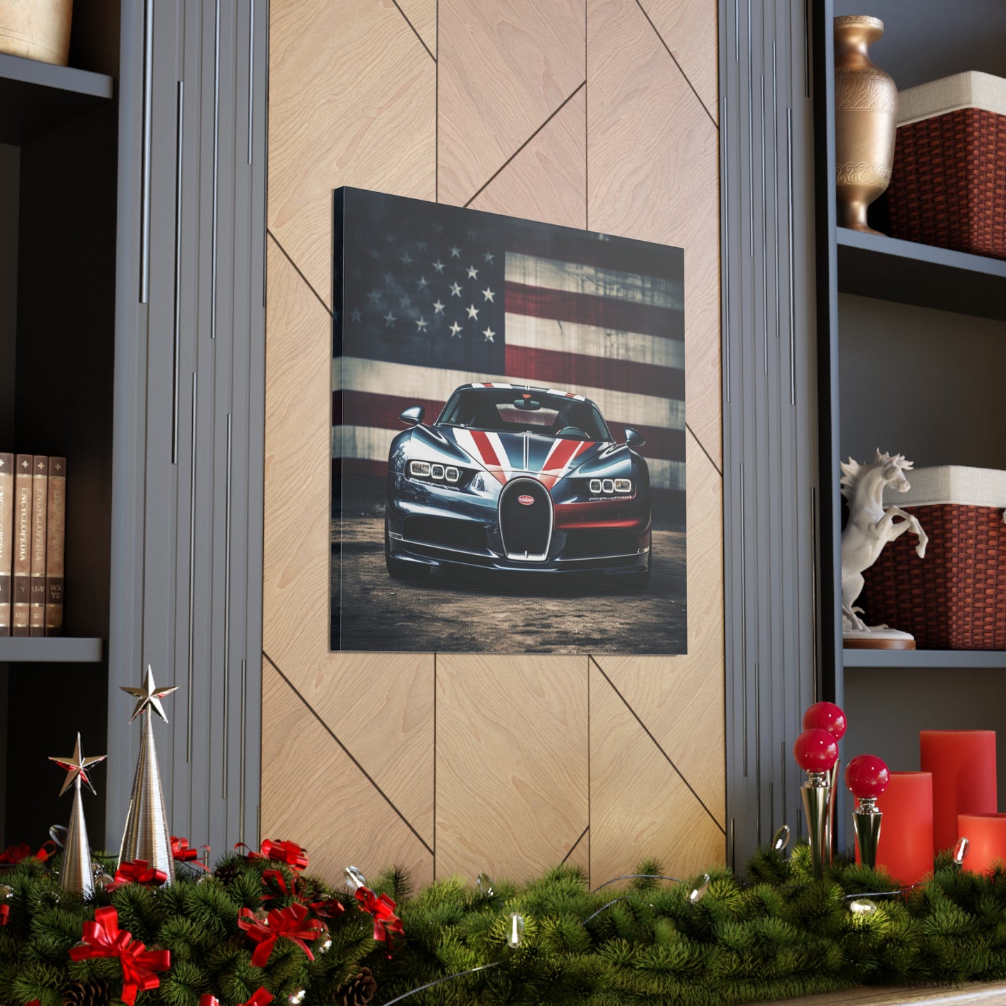 Canvas Gallery Wraps Bugatti Flag 2