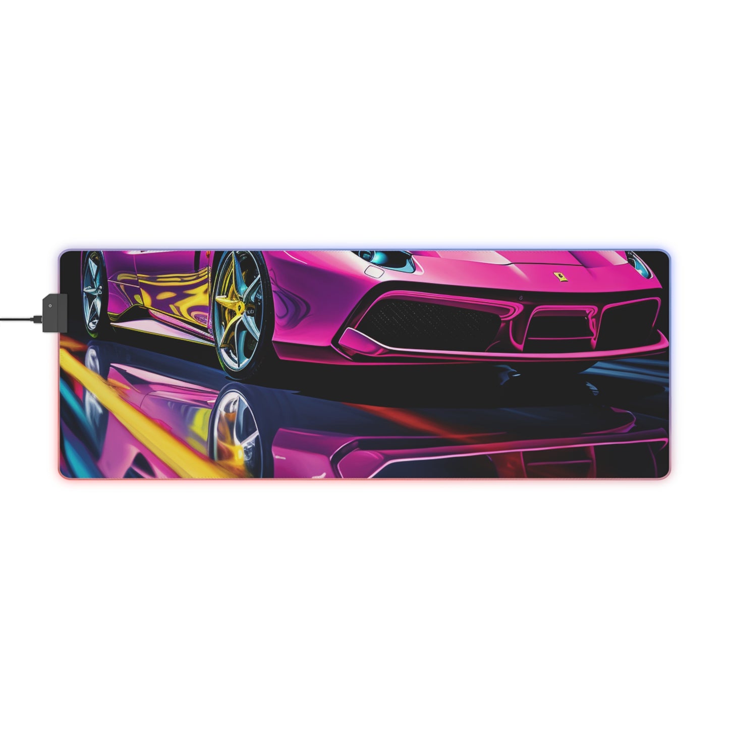 LED Gaming Mouse Pad Ferrari Flair Macro 4