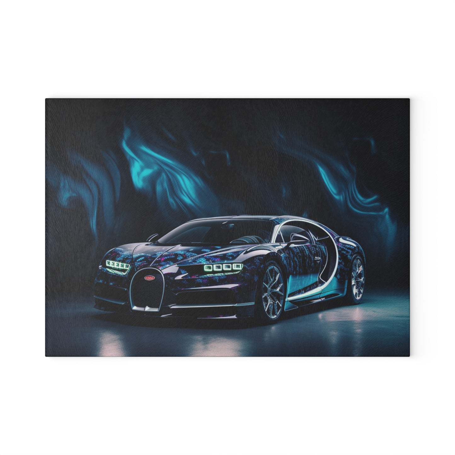 Glass Cutting Board Hyper Bugatti 1