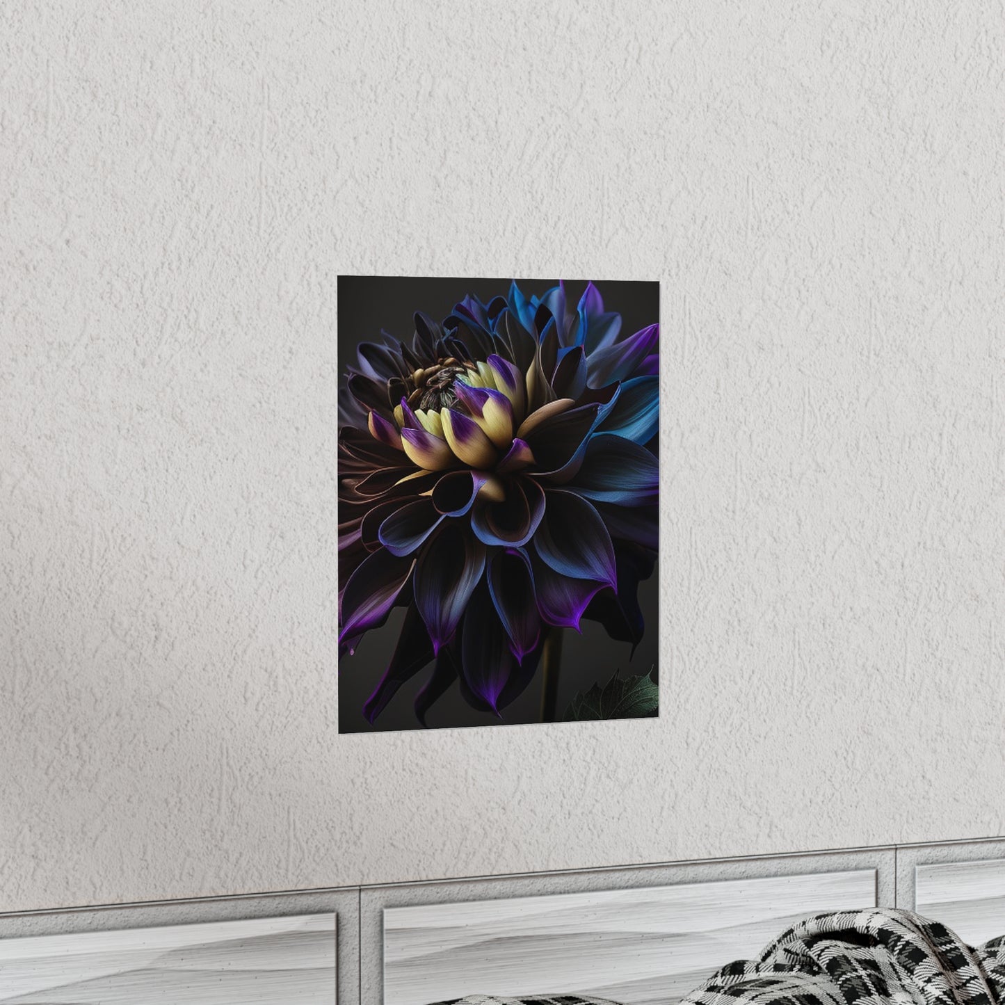 Premium Matte Vertical Posters Dahlia Purple 1