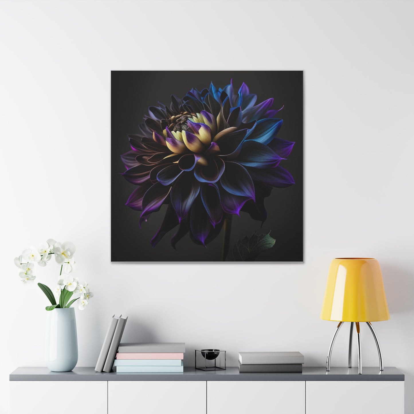 Canvas Gallery Wraps Dahlia Purple 1