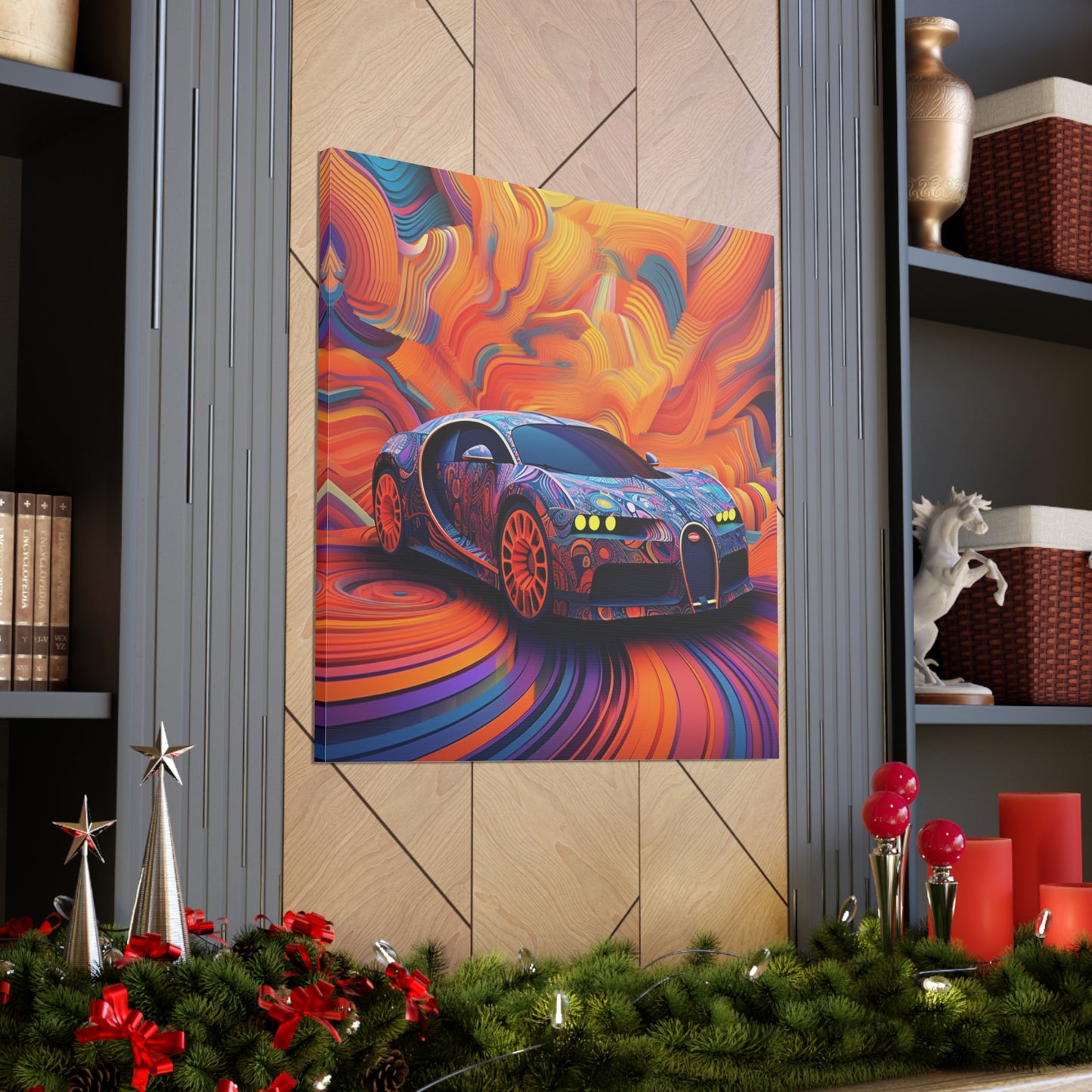 Canvas Gallery Wraps Bugatti Abstract Concept 4