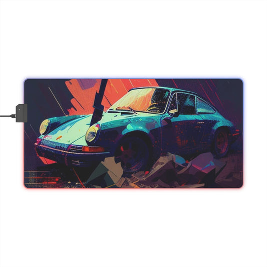LED Gaming Mouse Pad Porsche Abstract 2