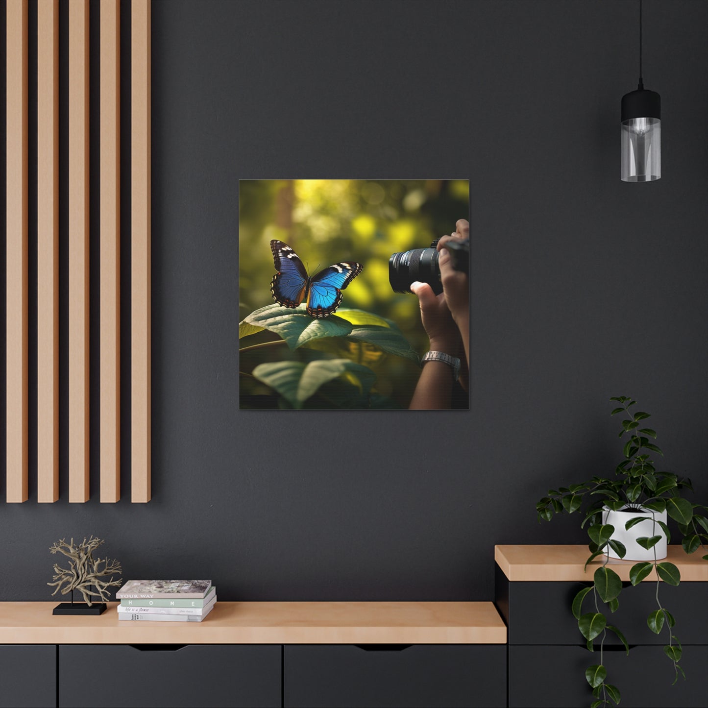 Canvas Gallery Wraps Jungle Butterfly 3