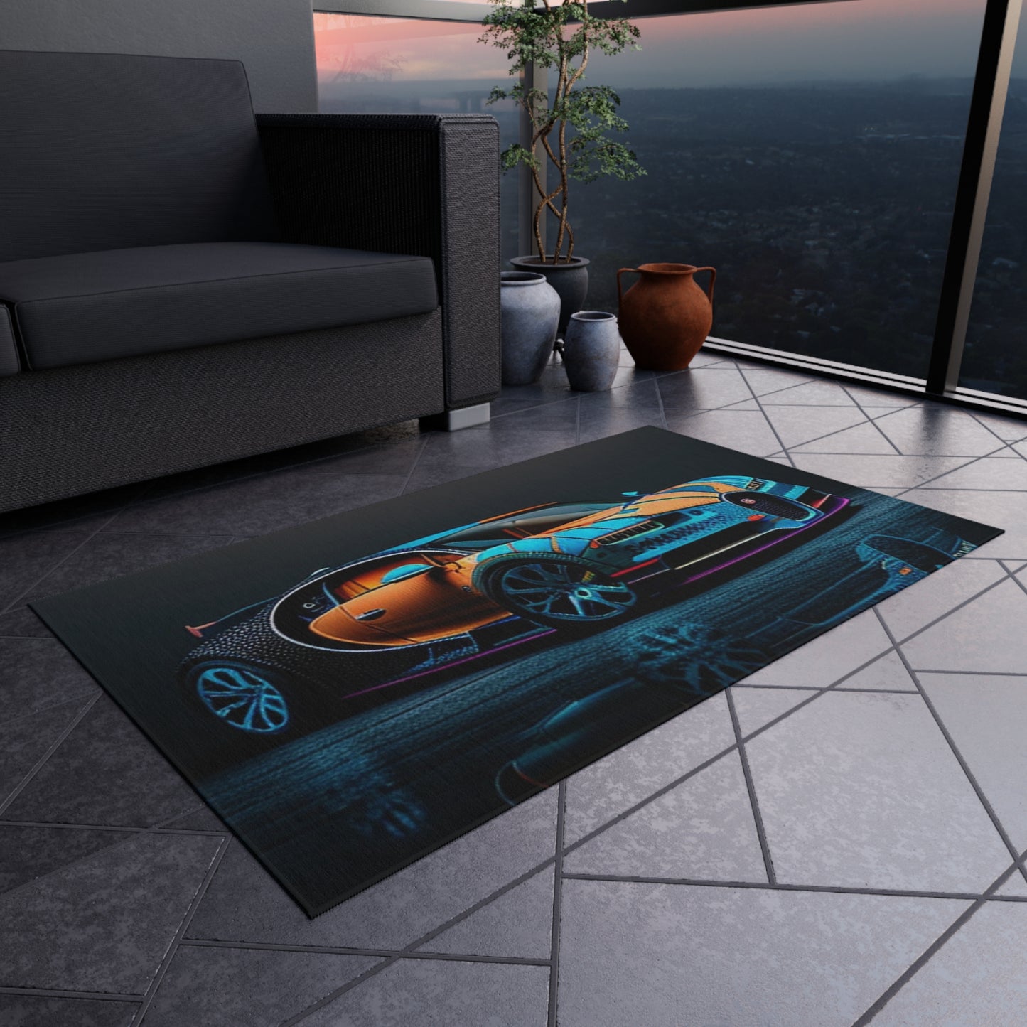 Outdoor Rug  Bugatti Blue 1