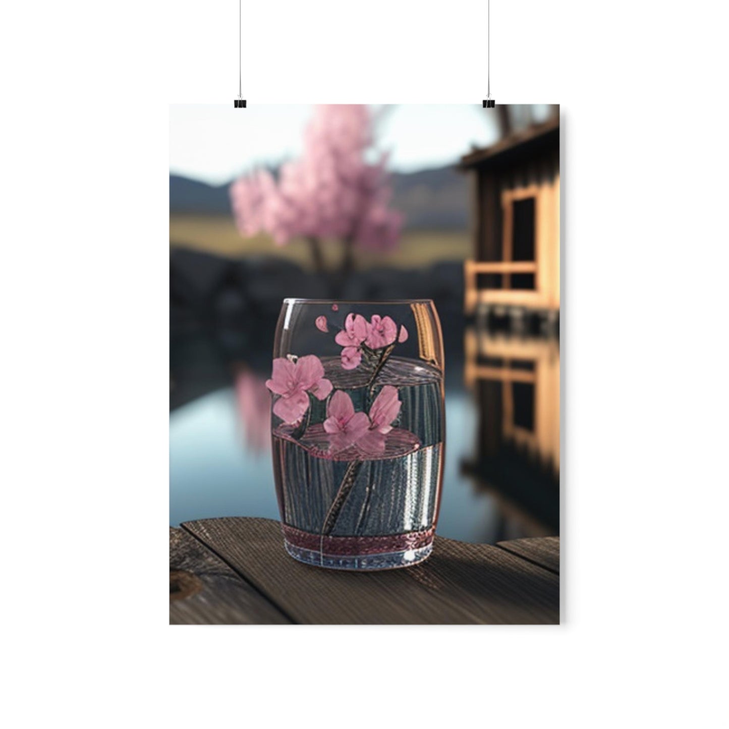 Premium Matte Vertical Posters Cherry Blossom 1