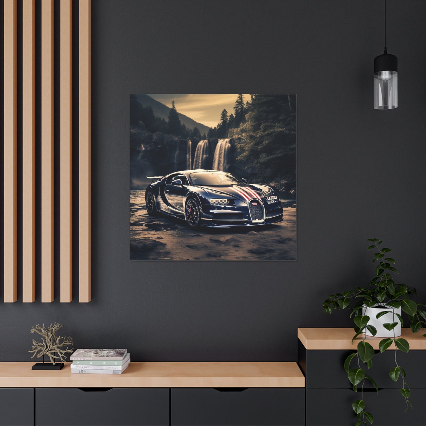 Canvas Gallery Wraps Bugatti Waterfall 2