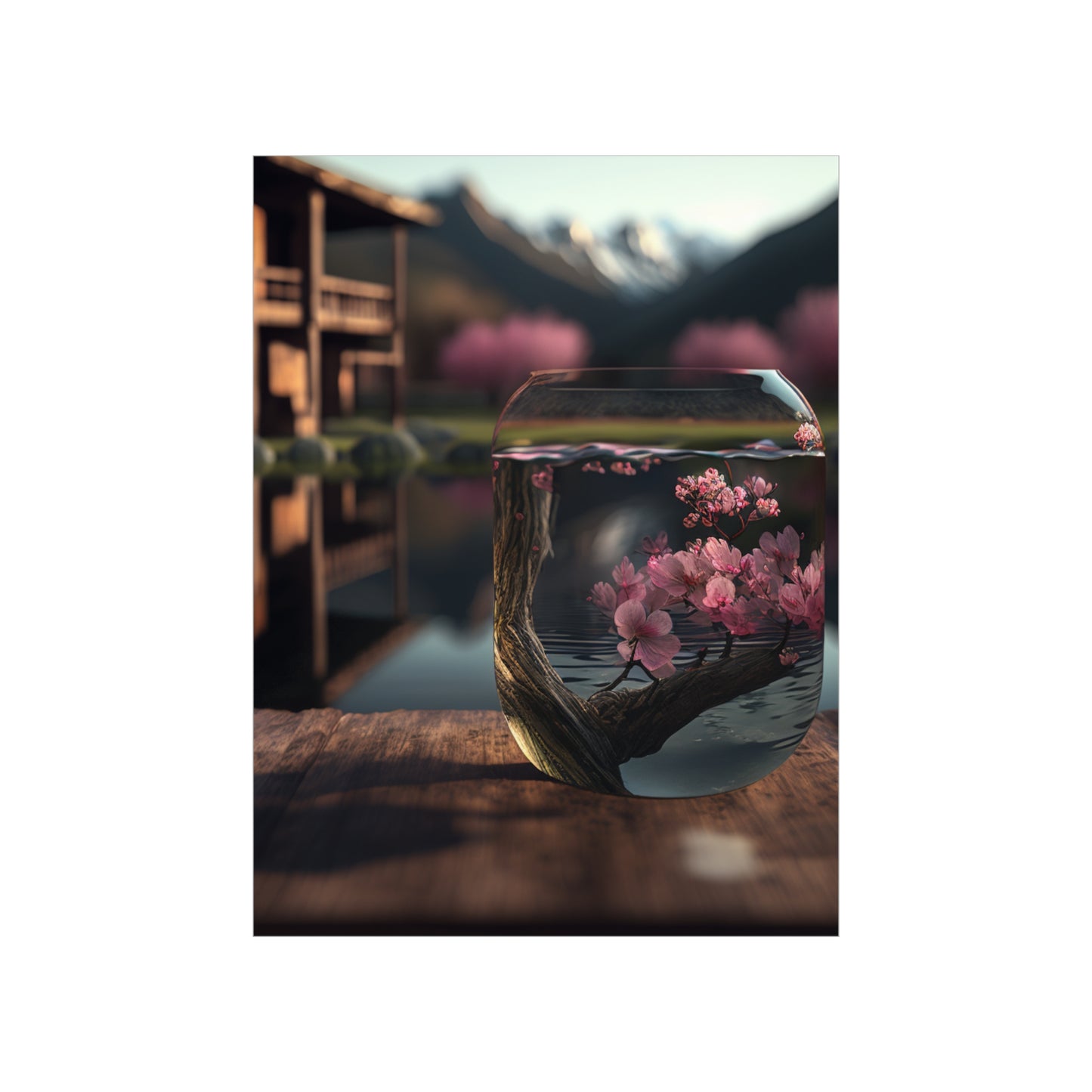 Premium Matte Vertical Posters Cherry Blossom 3