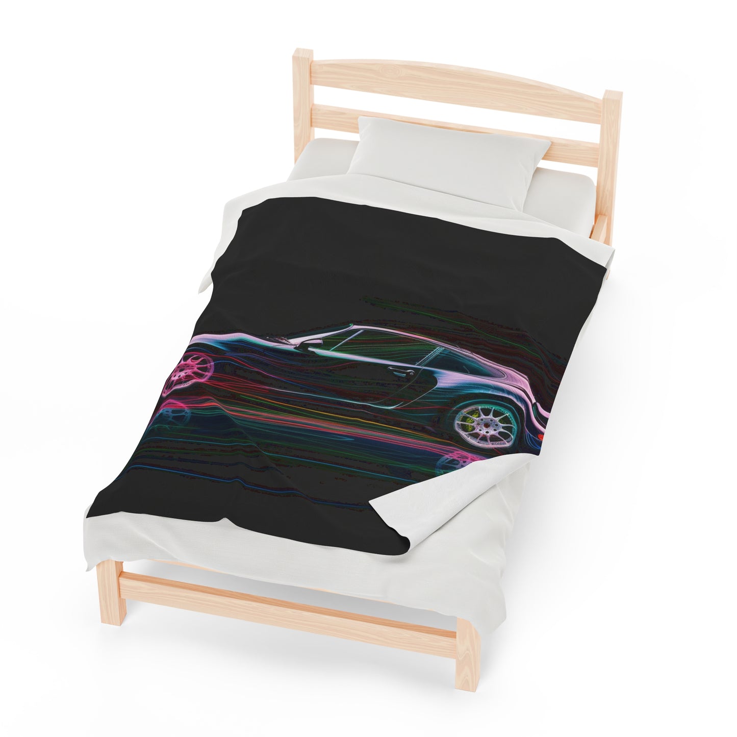 Velveteen Plush Blanket Porsche 933 1