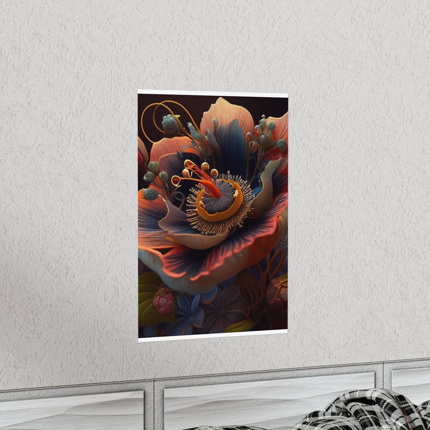 Premium Matte Vertical Posters Flower Arangment 3