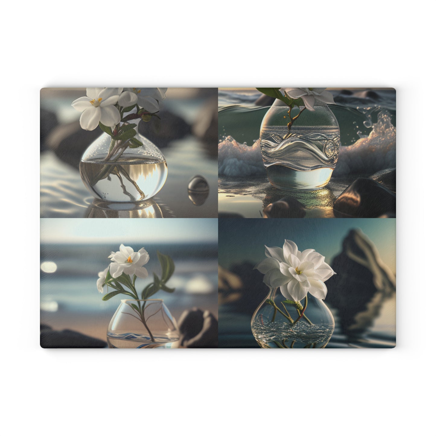 Glass Cutting Board Jasmine glass vase 5