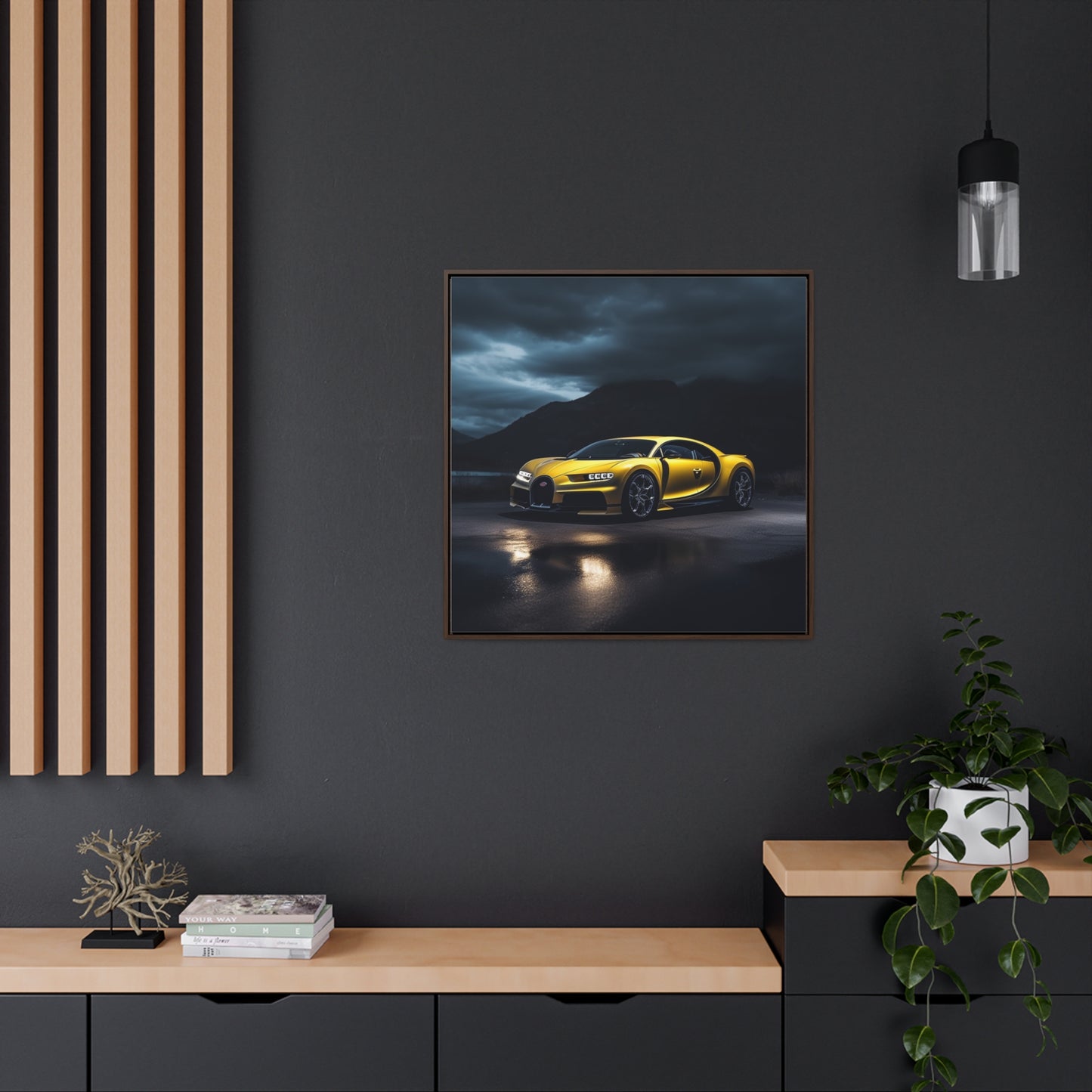Gallery Canvas Wraps, Square Frame Bugatti Real Look 4