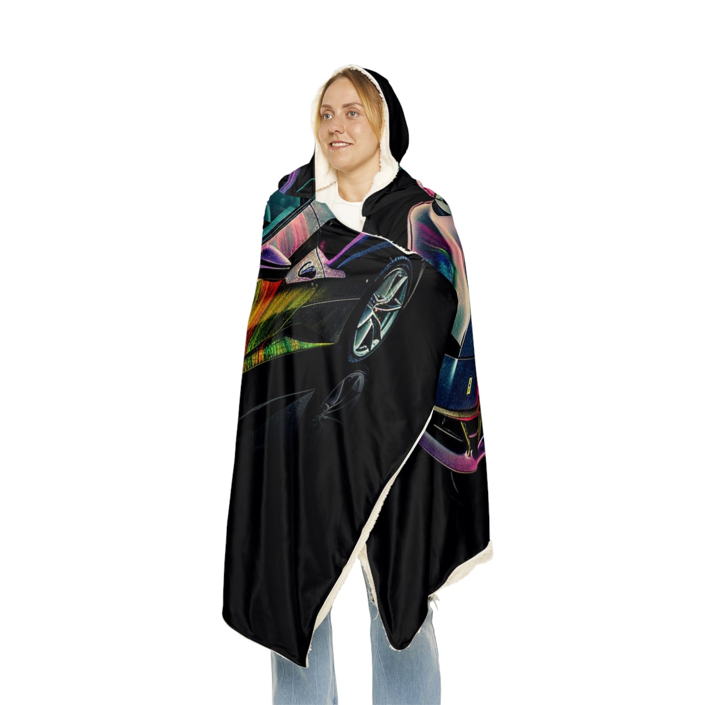 Snuggle Hooded Blanket Ferrari Color 3