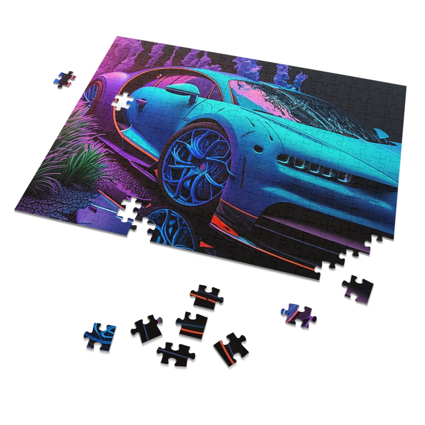 Jigsaw Puzzle (30, 110, 252, 500,1000-Piece) Bugatti Neon Chiron 2