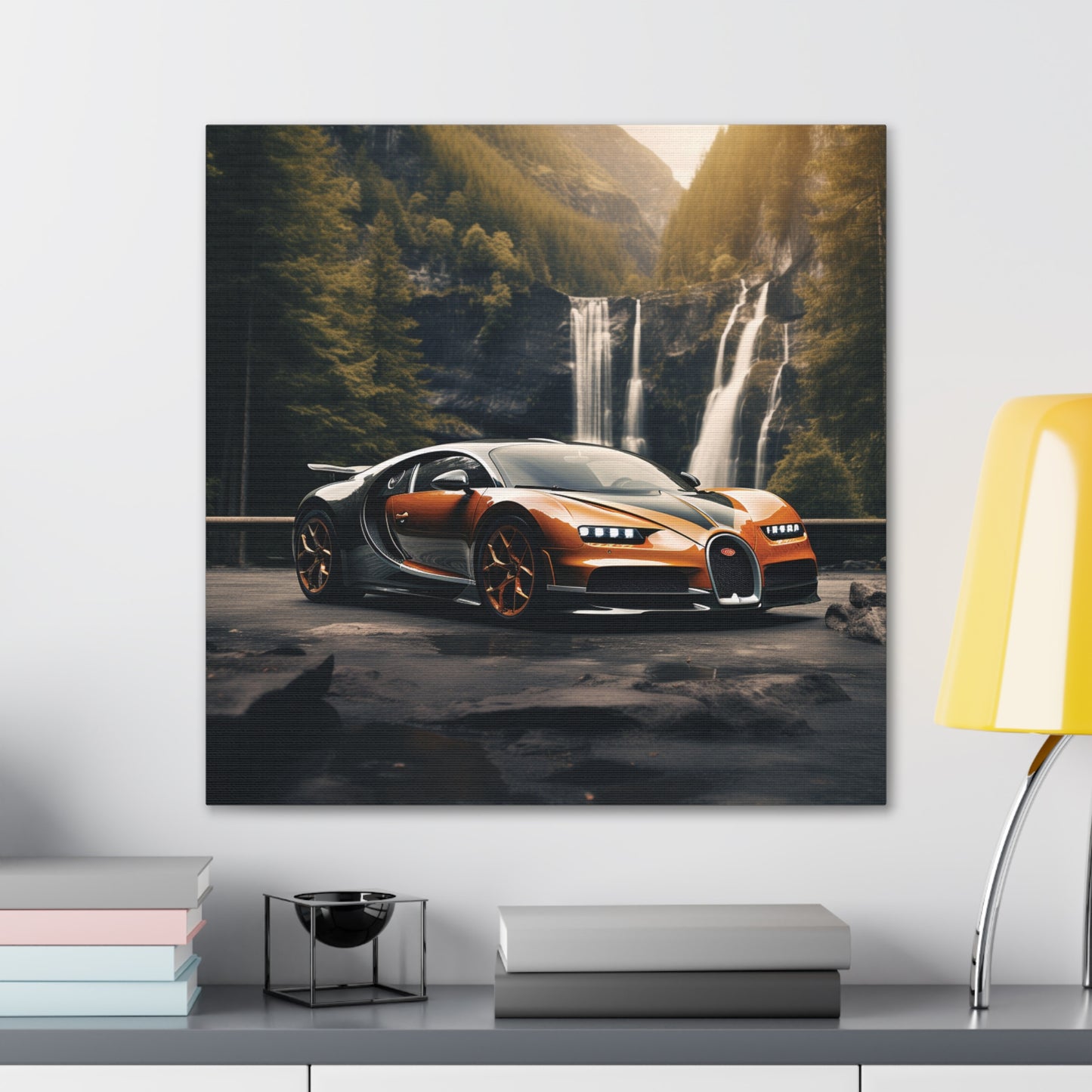 Canvas Gallery Wraps Bugatti Waterfall 3