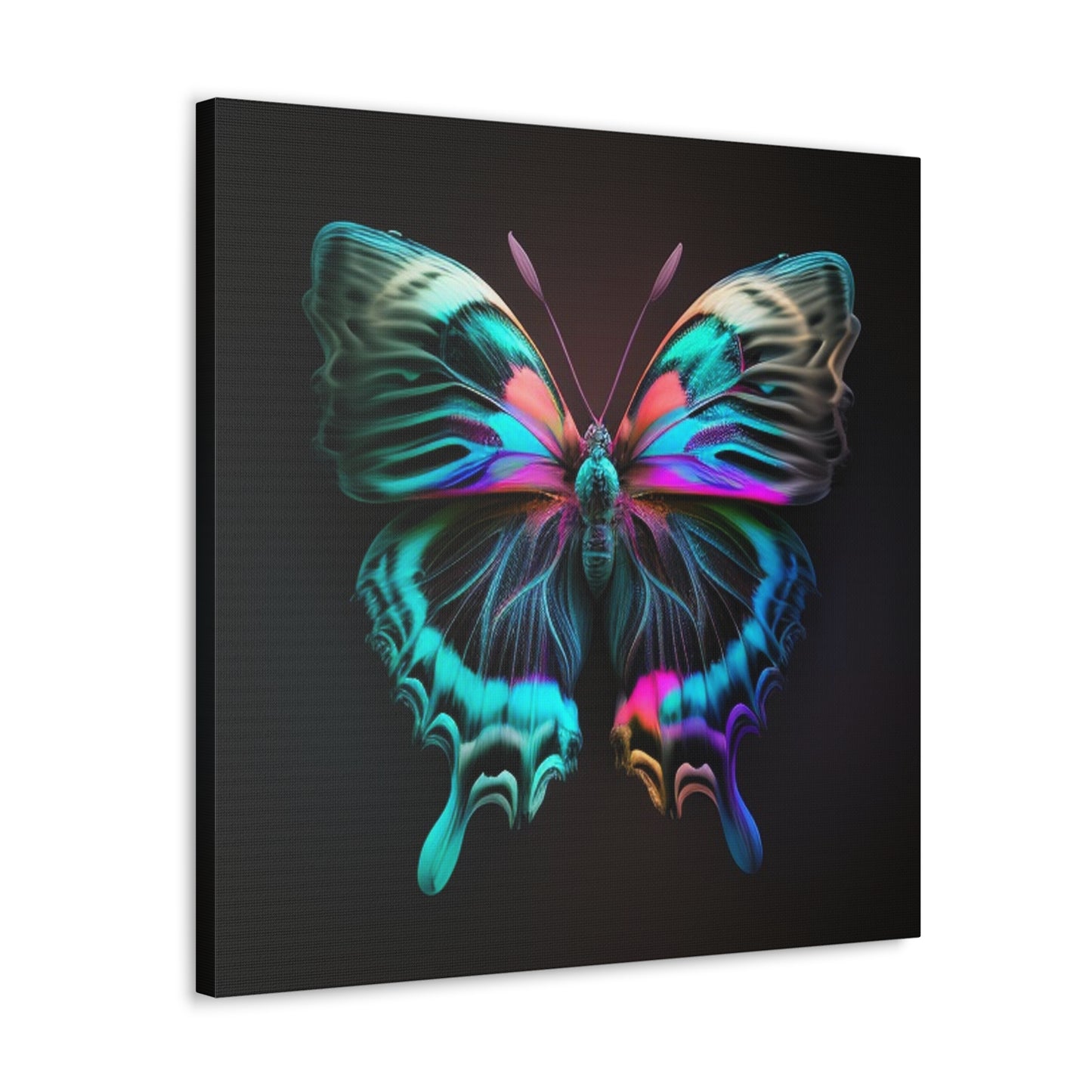 Canvas Gallery Wraps Neon Butterfly Fusion 3