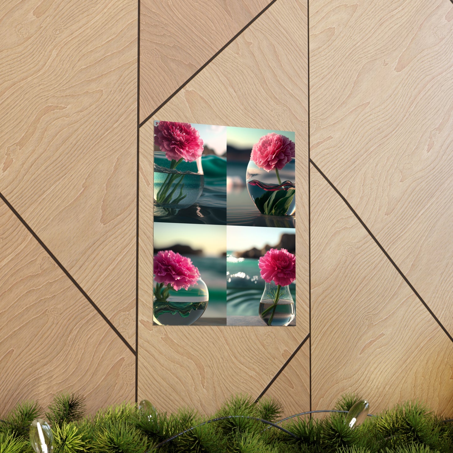 Premium Matte Vertical Posters Carnation 5