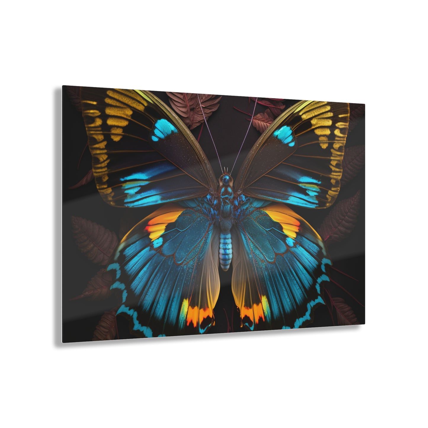 Acrylic Prints Neon Butterfly Flair 1