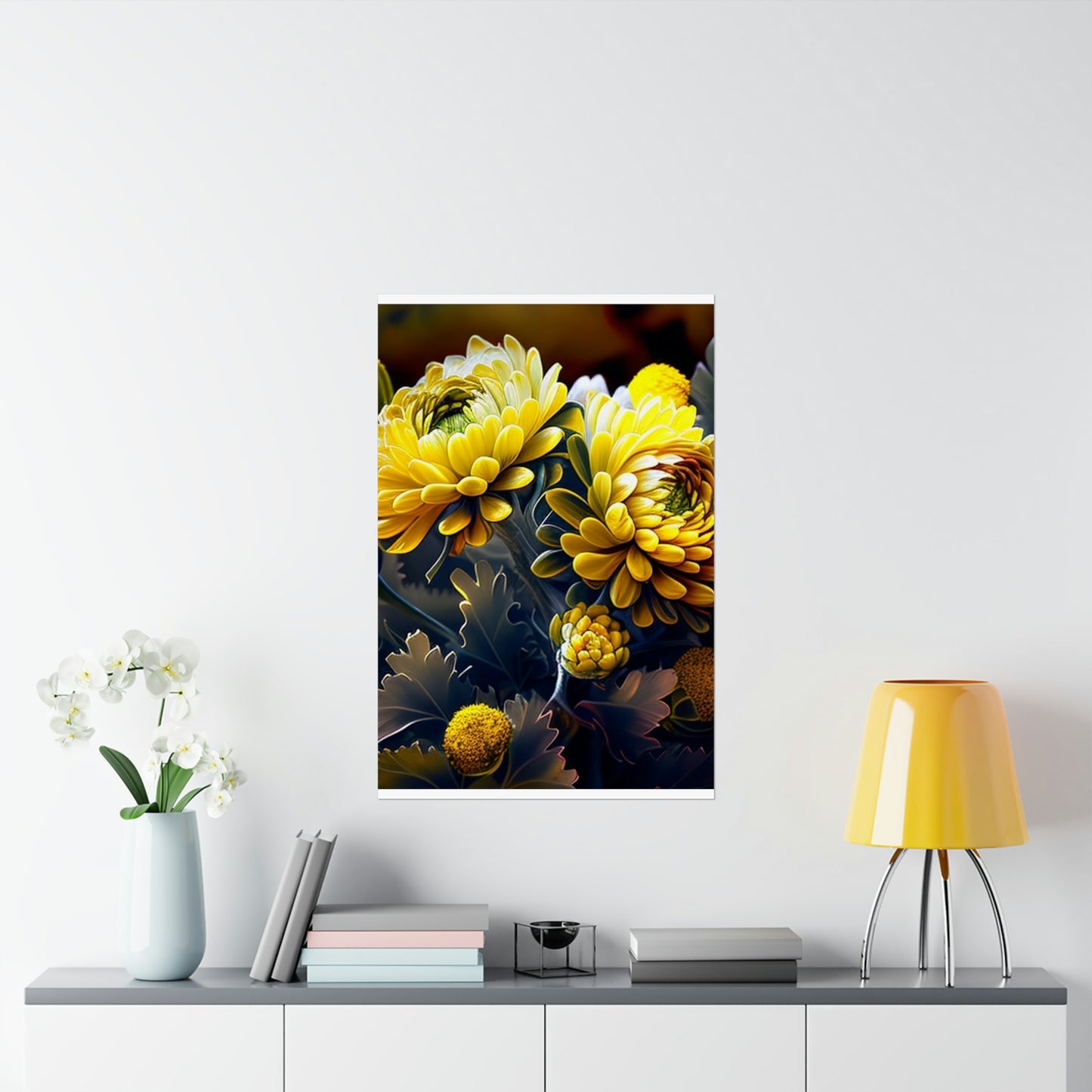 Premium Matte Vertical Posters Yellow Hermosas Flores Amarillas 3