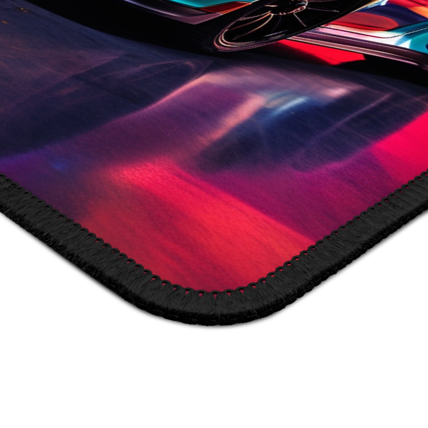 Gaming Mouse Pad  Macro American Flag Porsche 1