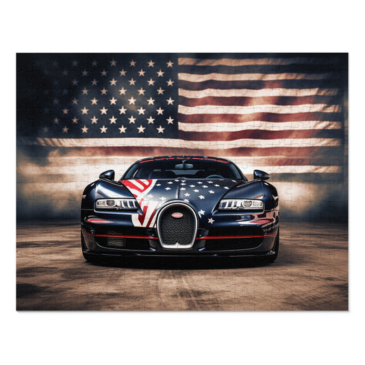 Jigsaw Puzzle (30, 110, 252, 500,1000-Piece) Bugatti American Flag 2