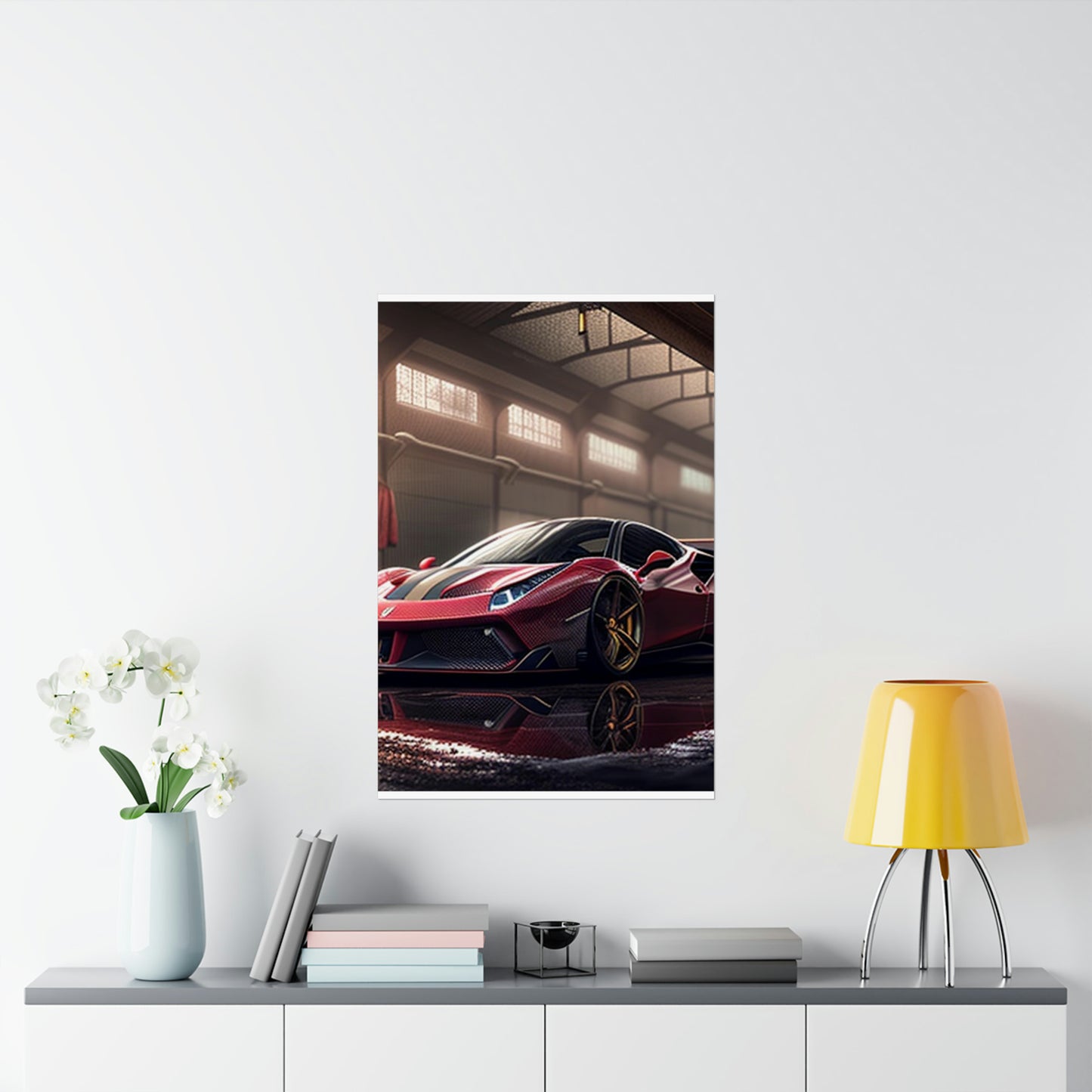 Premium Matte Vertical Posters Ferrari Hyper 4