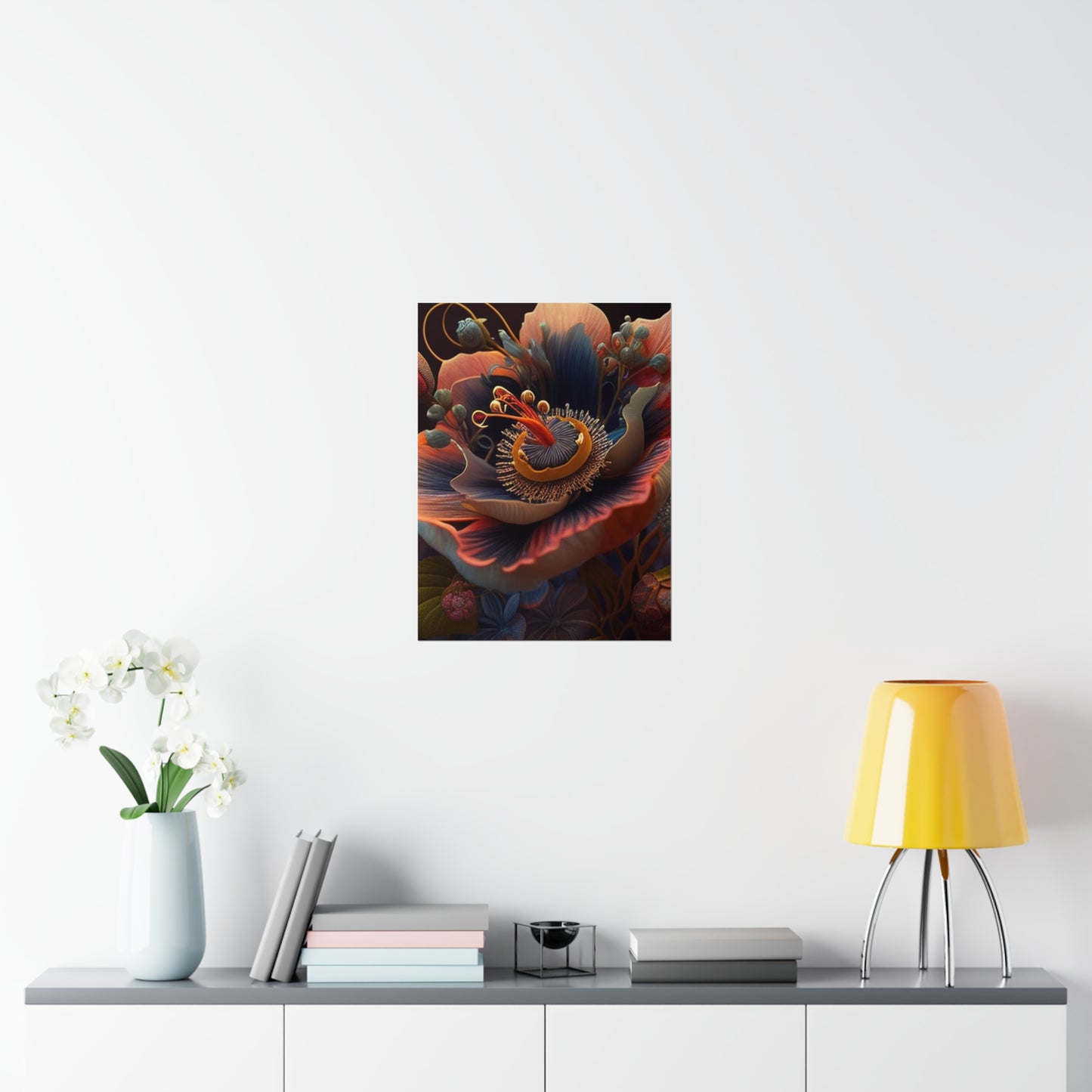 Premium Matte Vertical Posters Flower Arangment 3