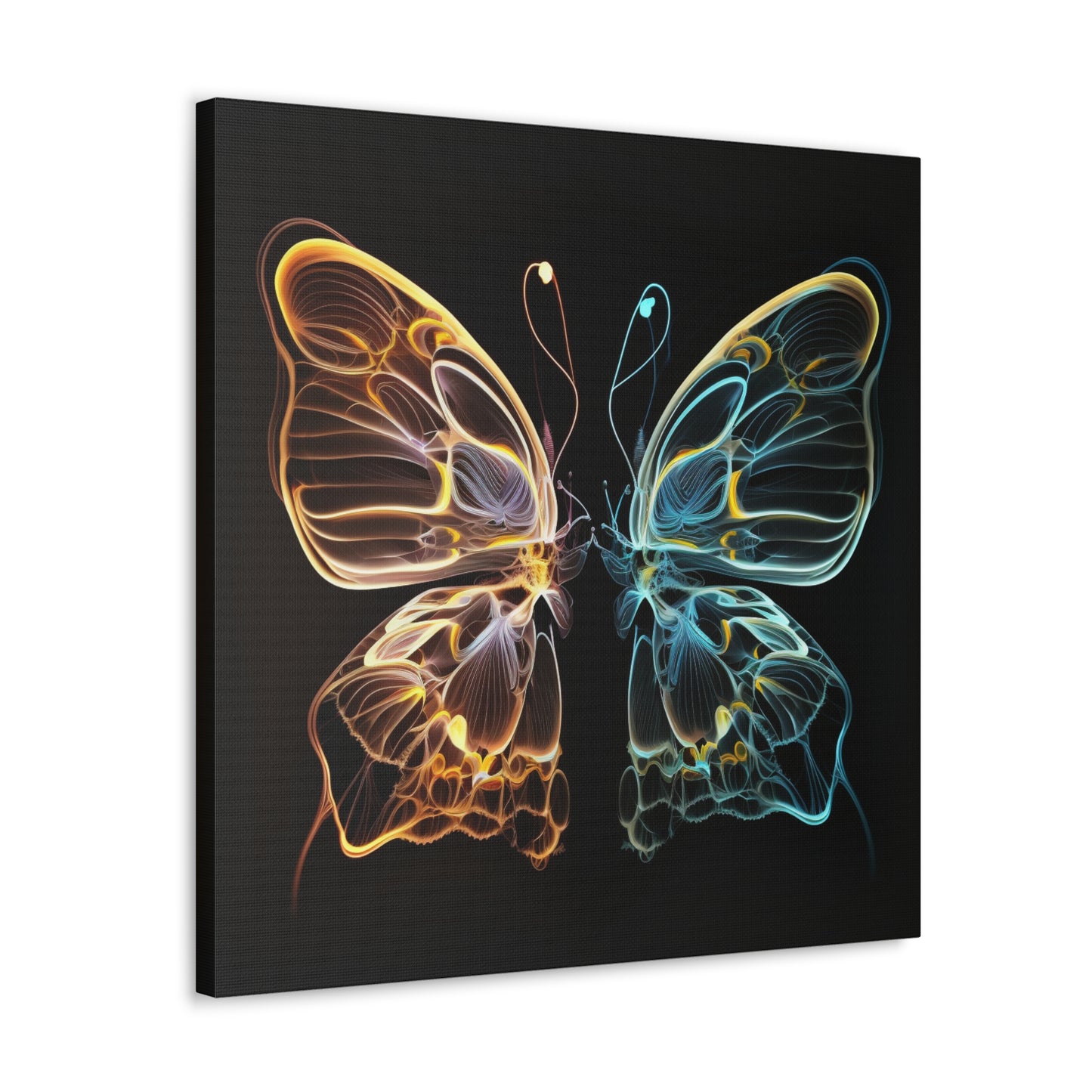 Canvas Gallery Wraps Neon Glo Butterfly 3