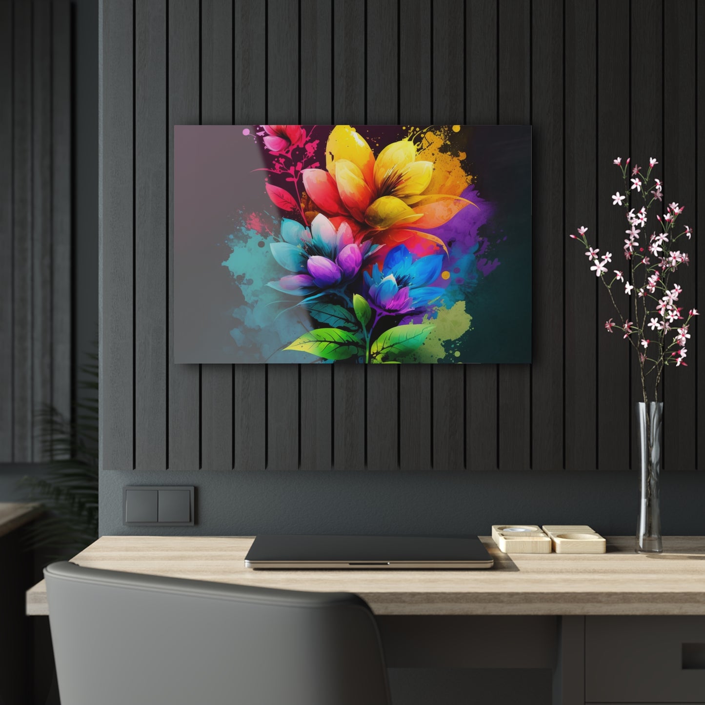 Acrylic Prints Bright Spring Flowers 3