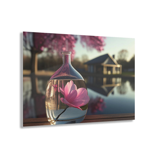 Acrylic Prints Magnolia in a Glass vase 2