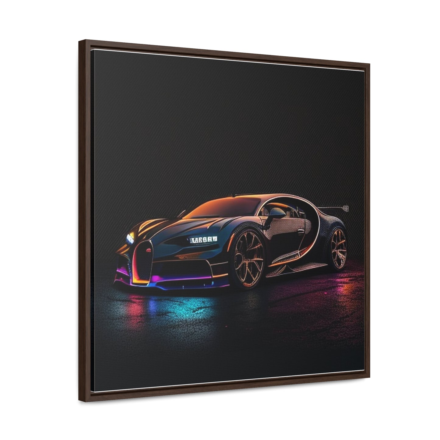 Gallery Canvas Wraps, Square Frame Bugatti Chiron Super 4