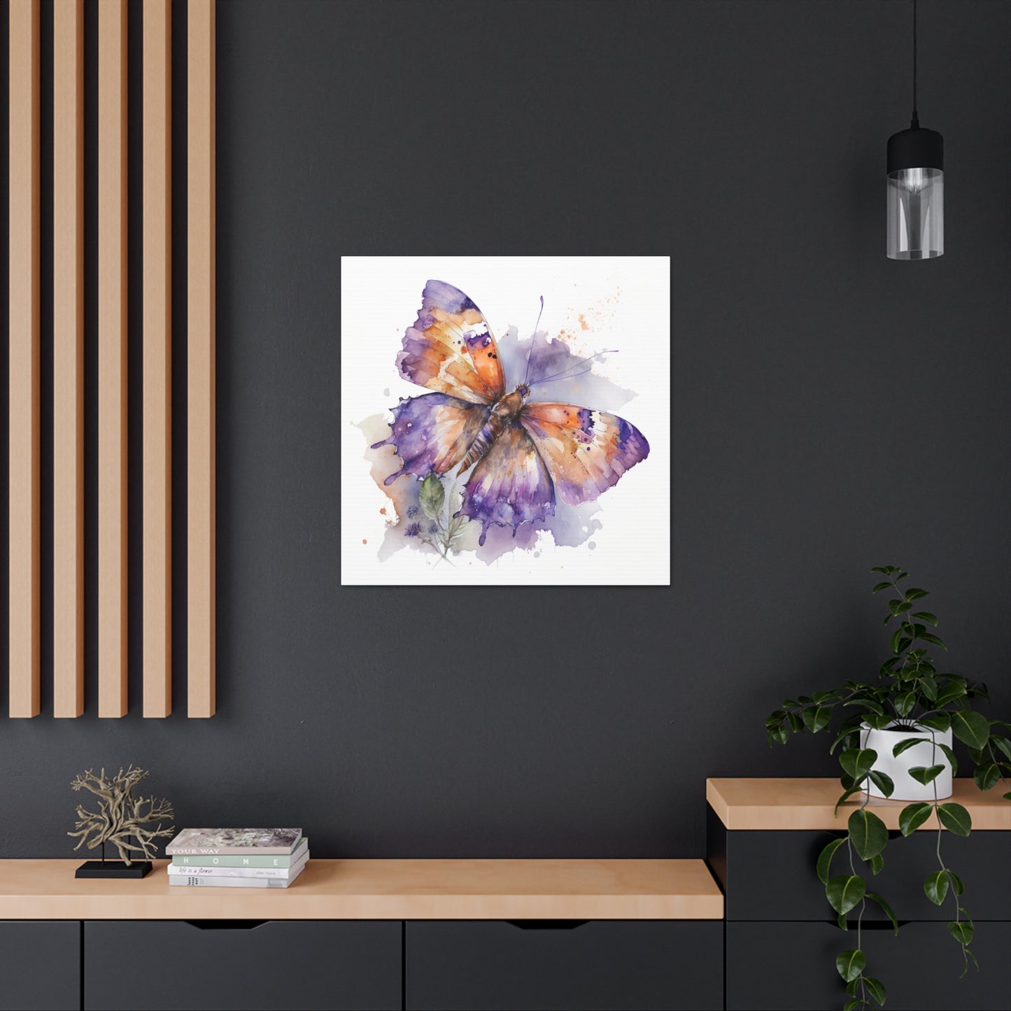 Canvas Gallery Wraps MerlinRose Watercolor Butterfly 1