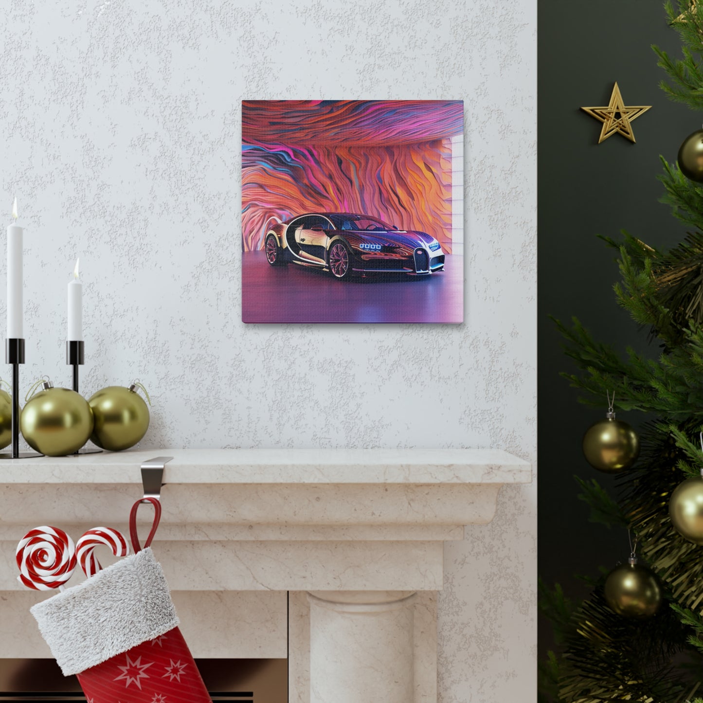 Canvas Gallery Wraps Bugatti Abstract Flair 4