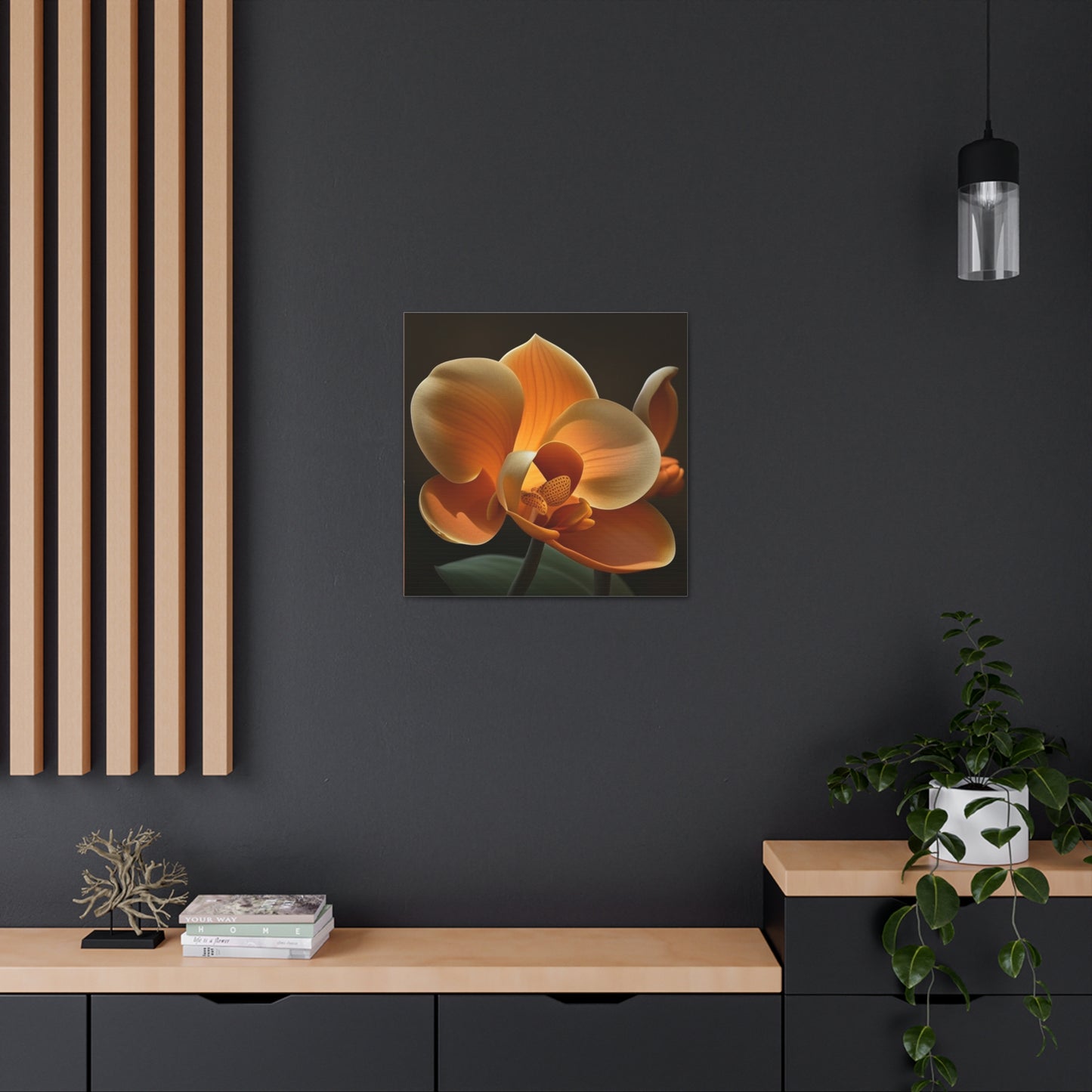Canvas Gallery Wraps Orange Orchid 4