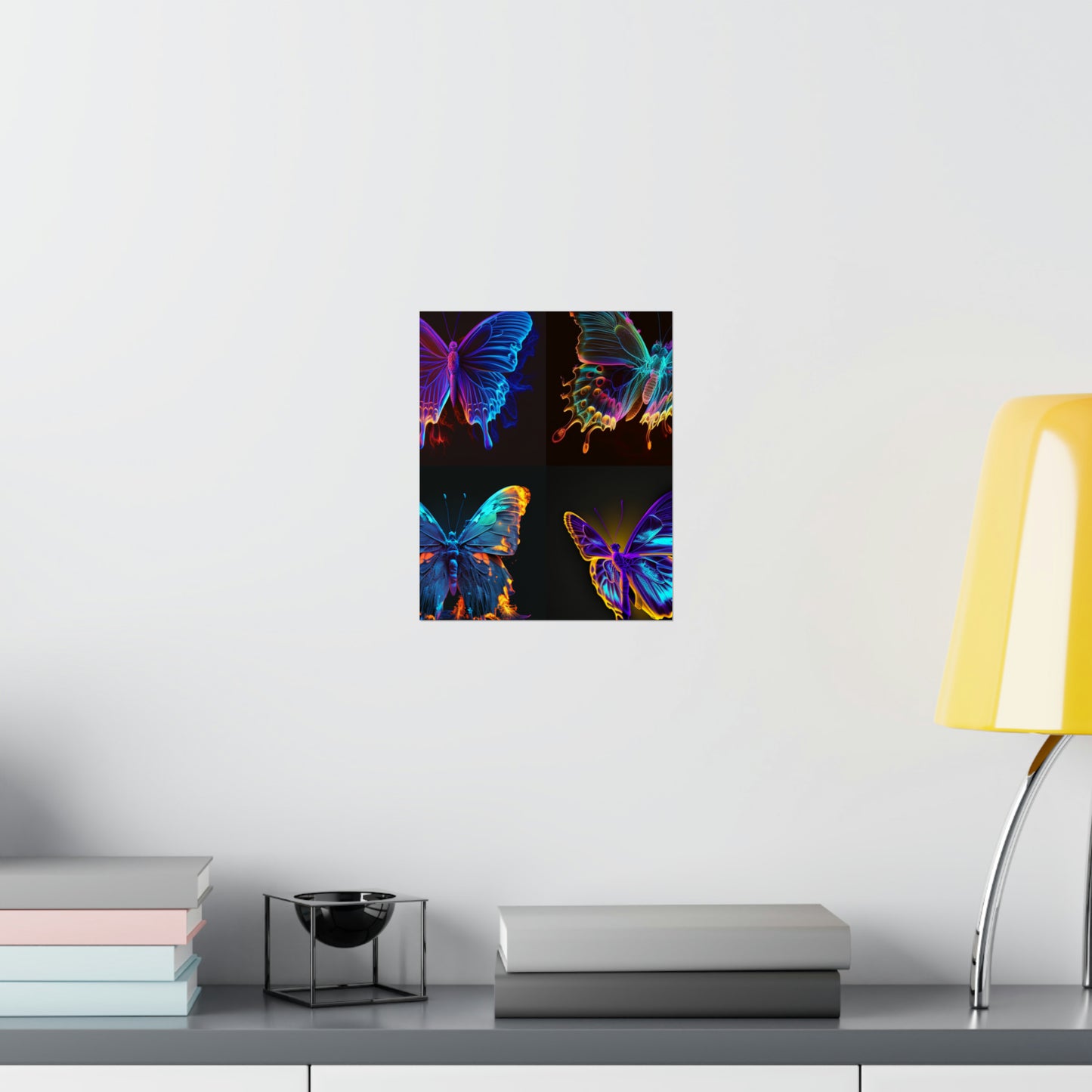 Premium Matte Vertical Posters Thermal Butterfly 5