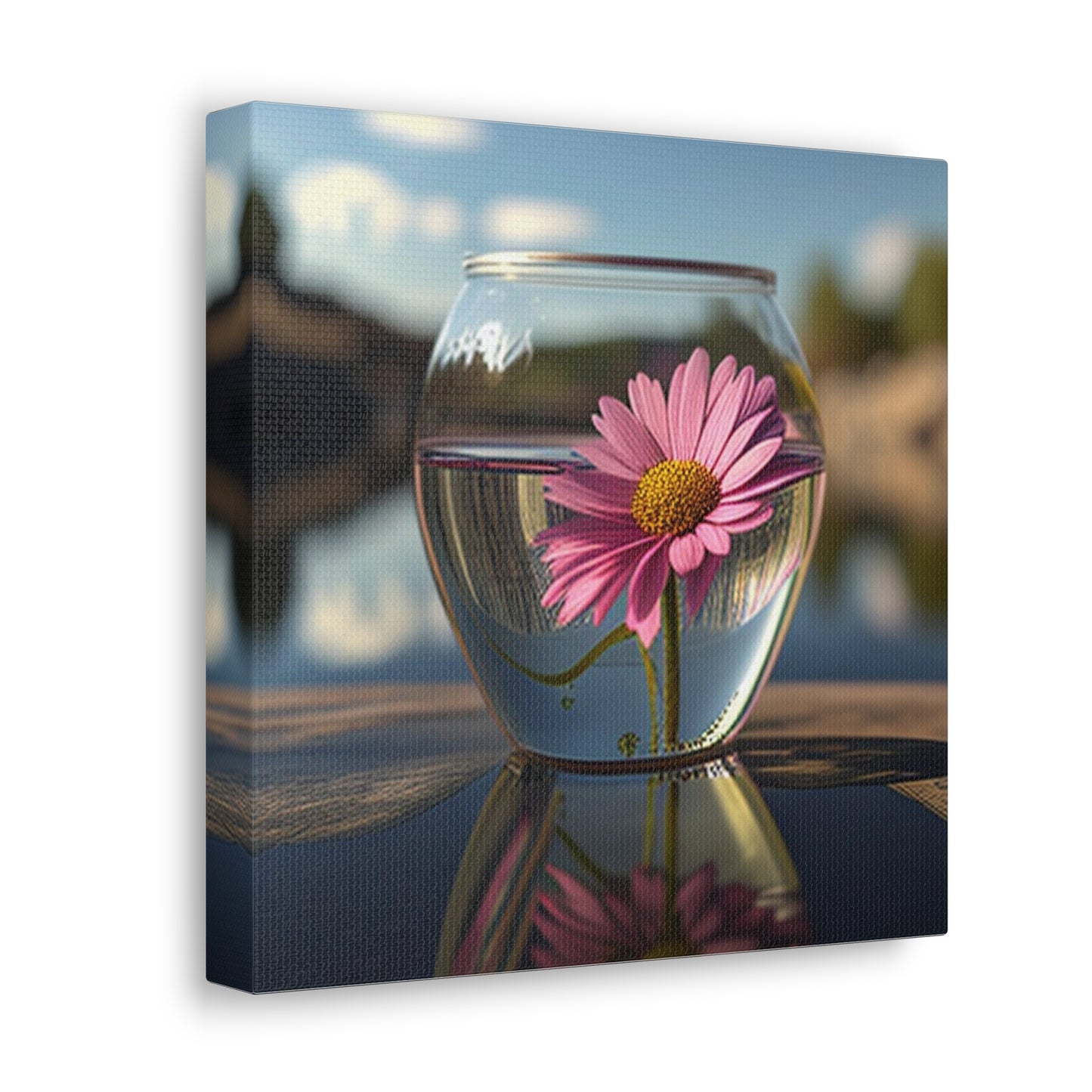 Canvas Gallery Wraps Pink Daisy 3