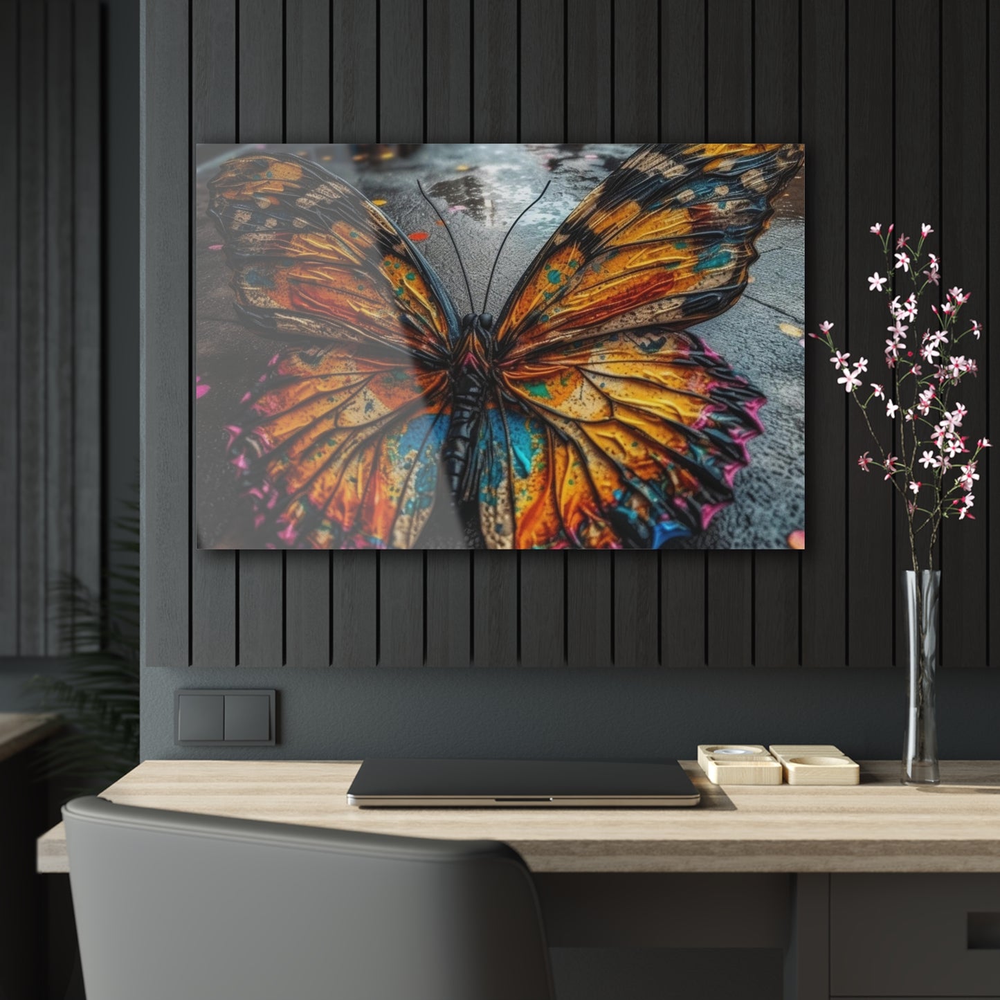 Acrylic Prints Liquid Street Butterfly 1