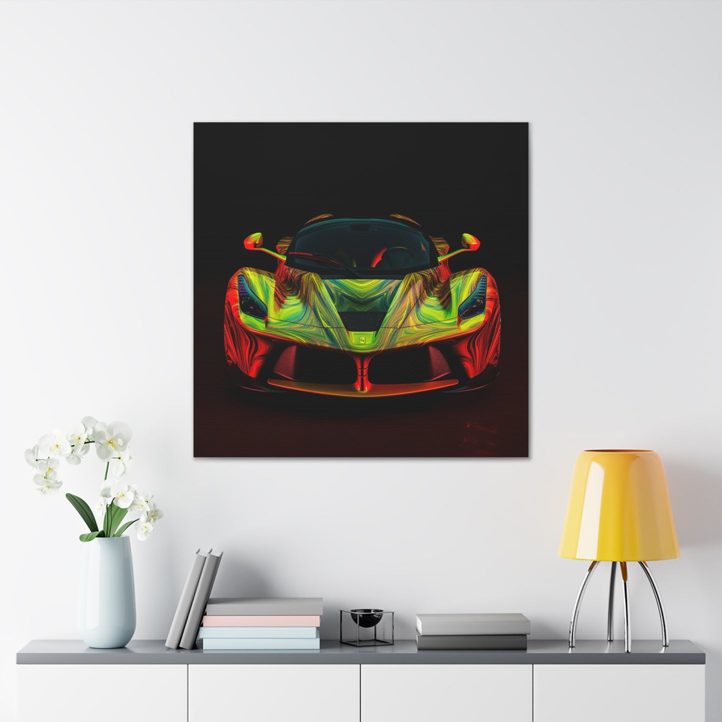 Canvas Gallery Wraps Ferrari Neon 1