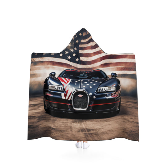 Hooded Blanket Bugatti American Flag 2