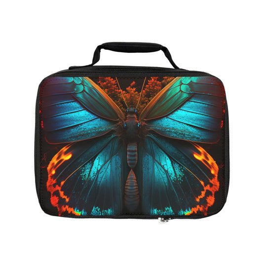 Lunch Bag Neon Butterfly Flair 3