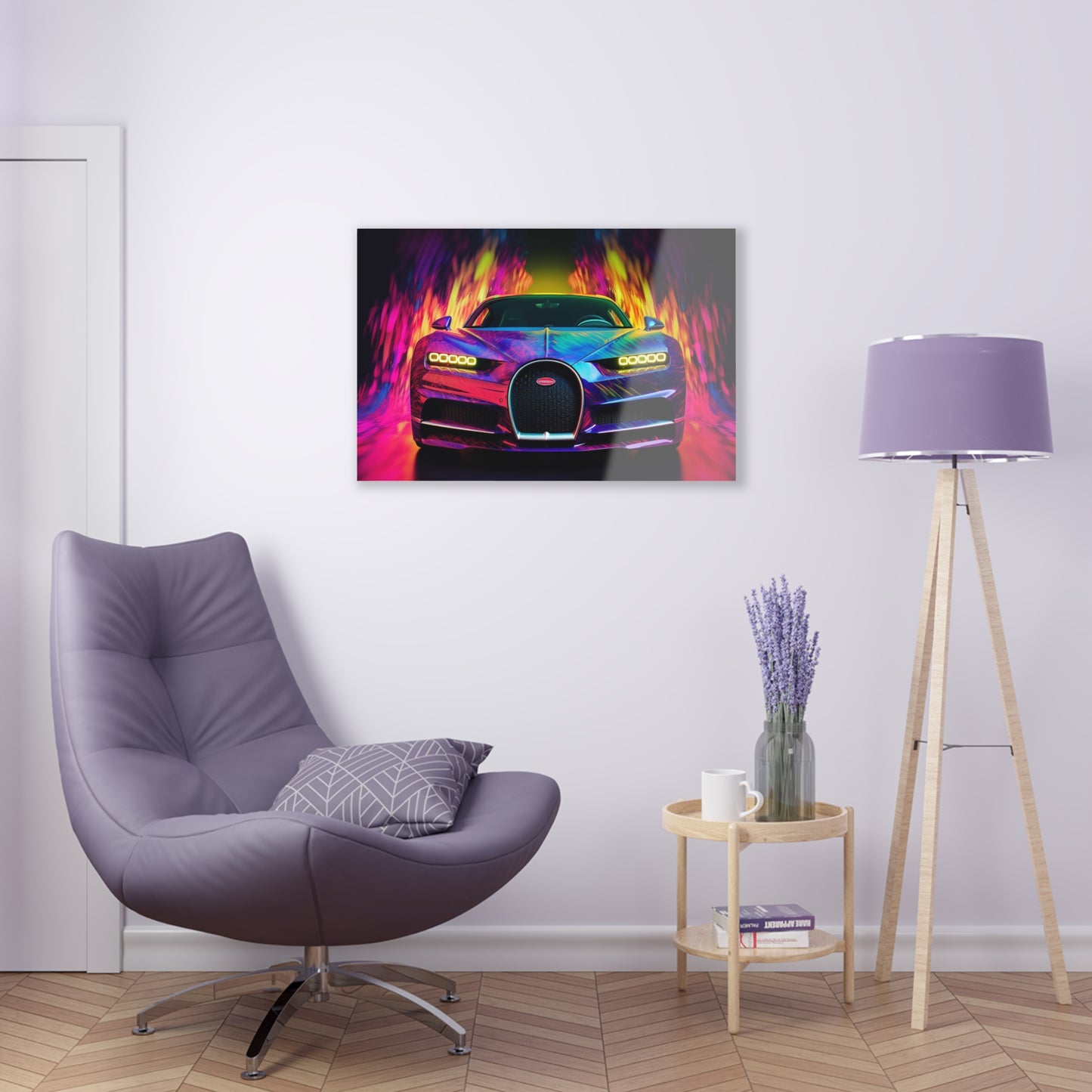 Acrylic Prints Florescent Bugatti Flair 3