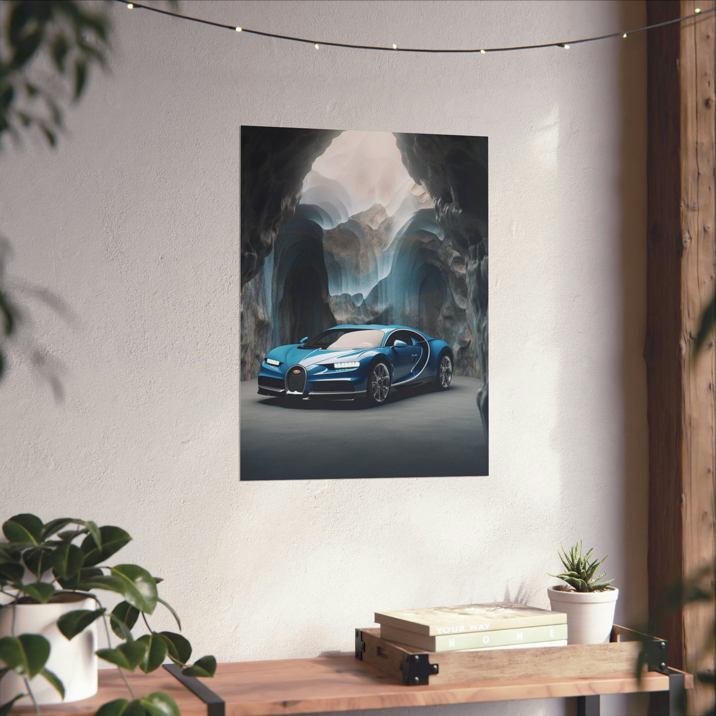 Premium Matte Vertical Posters Bugatti Real Look 2