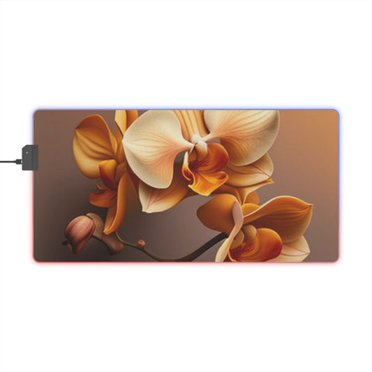 LED Gaming Mouse Pad orchid pedals 2