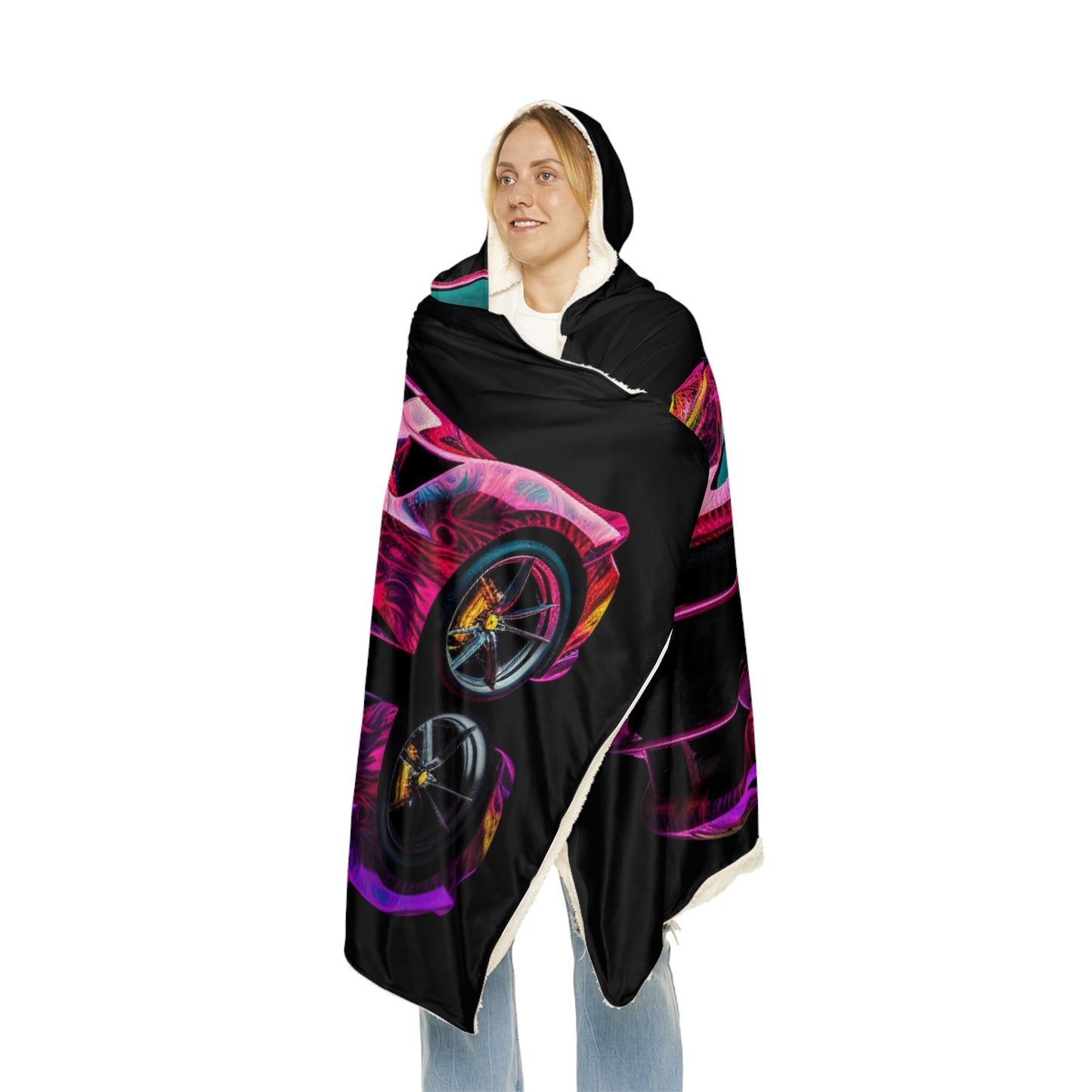 Snuggle Hooded Blanket Ferrari Color 4