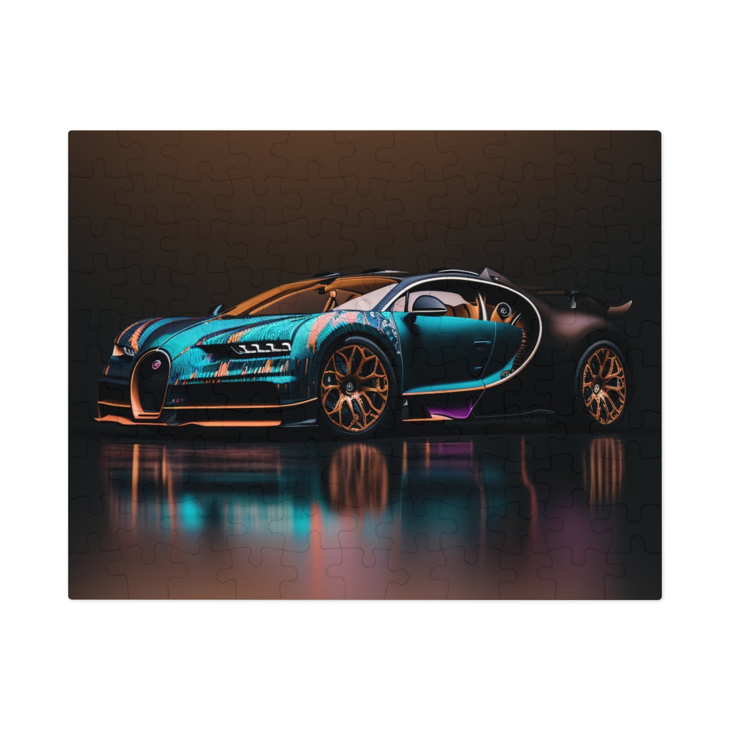 Jigsaw Puzzle (30, 110, 252, 500,1000-Piece) Bugatti Blue 2