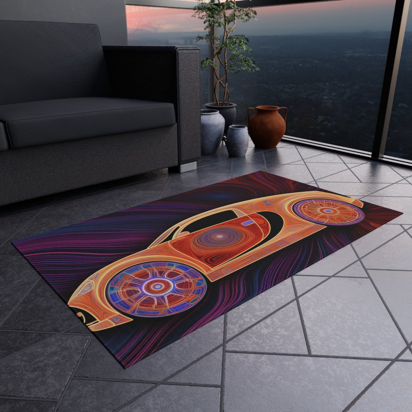 Outdoor Rug  Bugatti Abstract Concept 2