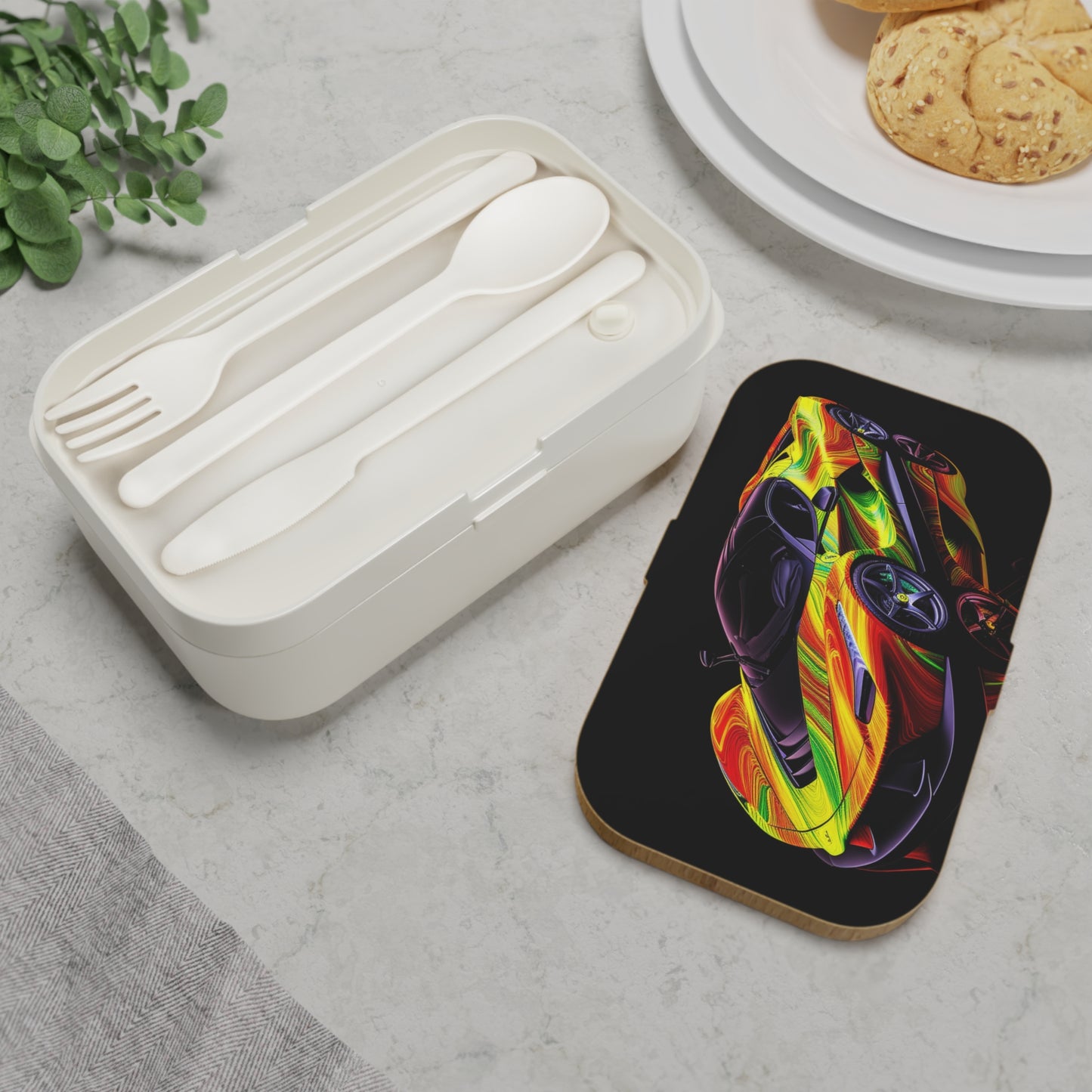 Bento Lunch Box Ferrari Neon 4