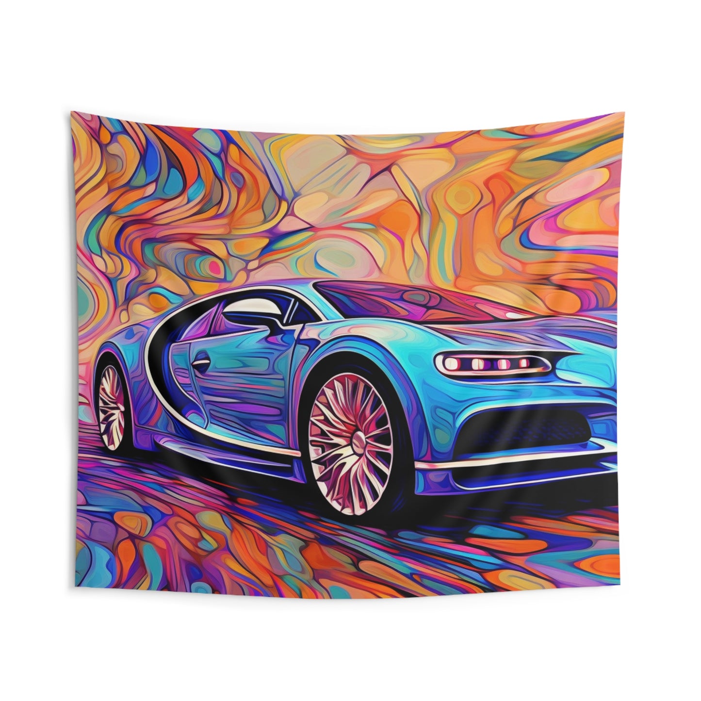 Indoor Wall Tapestries Bugatti Abstract Concept 3