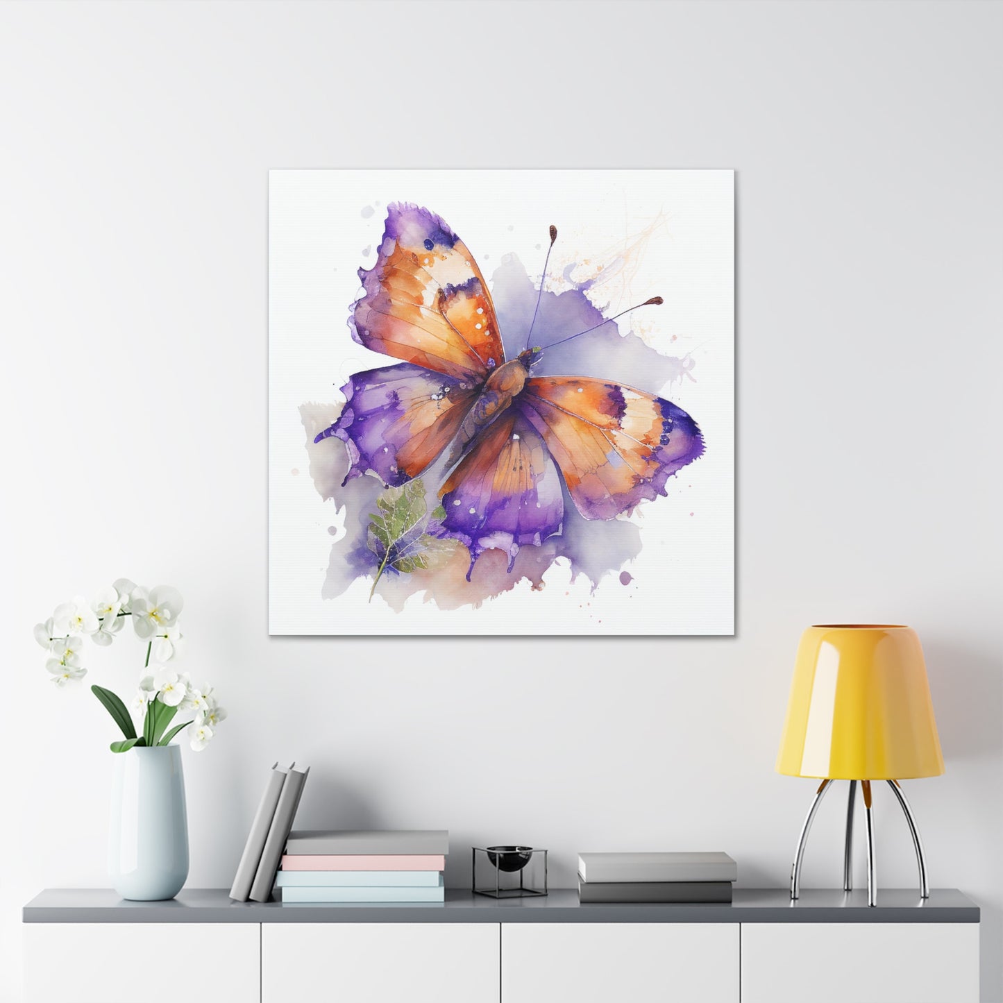 Canvas Gallery Wraps MerlinRose Watercolor Butterfly 2